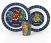 Kindergeschirr-Set LEGO® LEGO Ninjago Kinder Geschirr-Set Produktbild-Vorschau 1