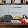 8 teglie per pizza con fori, rotonde, con rivestimento Anteprima dell’immagine prodotto 2