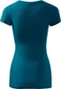 Bequemes Damen-T-Shirt mit tiefem Halsausschnitt, 100% Produktbild-Vorschau 5