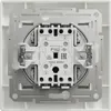 The back of a white electrical switch with connection terminals. Anteprima dell’immagine prodotto