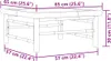 VidaXL 313149, Bambusowy, Dorośli i dzieci, 650 mm, 650 mm, Podgląd zdjęcia produktu 7