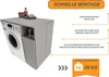 Skříňka na pračku Skříňka s přihrádkami nad stolem - vhodná Náhled obrázku produktu 5
