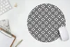 MuchoWow® Mauspad Mousepad Schwarz - Geometrie - Design Produktbild-Vorschau 5
