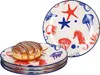 Seaside 4er Set Kuchenteller Dessert 4 Personen Ø 20 cm Produktbild-Vorschau 1