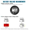 Batteriekapazitätsanzeige mit Voltmeter und Betriebsstundenzähler, LCD, IP67 Anteprima dell’immagine prodotto