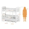 Hochbett 90x200 Etagenbett Kinderbett Jugendbett Stockbett Produktbild-Vorschau 15