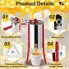JOIEYOU Vyťahovač medu Ručný 3 plástový tangenciálny Náhľad obrázku produktu 4