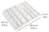 Creative Deco Wandvertoningskast Planken Wit, 44,5 x 40 x 3 Productafbeelding-voorbeeld 3
