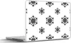 MuchoWow® Laptop Aufkleber Sticker Cover Schneeflocke - Produktbild-Vorschau 1