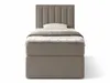 NORDELO Boxspringbett MORFEO 120x200 cm Braun Komplett-Set Produktbild-Vorschau 10