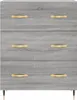 vidaXL Sideboard Grau Sonoma 69,5x34x90 cm Holzwerkstoff Produktbild-Vorschau 5
