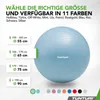 Tunturi Anti Burst Fitnessball mit Pumpe - Yoga-Ball 65 cm Produktbild-Vorschau 8