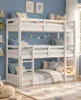 Homestyle4u Etagenbett 90x200 3 Kinder Hochbett Stockbett Produktbild-Vorschau 1
