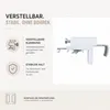 Klemmträger für Jalousien 25 mm Weiß Verstellbar Ohne Produktbild-Vorschau 5