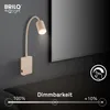Briloner Lampe de lecture LED rechargeable 7x51x4,5 cm 2 W Voir les images du produit 3