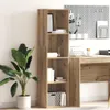 vidaXL Artisan dubová knižnica 40x30x152 cm materiál na Náhľad obrázku produktu 2