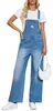 Damen-Jeans-Latzhose – Verstellbare Schulterträger, weites Produktbild-Vorschau 1
