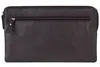 Banktasche Geldtasche LEAS in Echt-Leder, braun - Produktbild-Vorschau 1