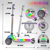 LUMI RIDE trottinette pour enfants trottinette à trois Voir les images du produit 4