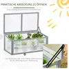 Outsunny Frühbeet Treibhaus Gewächshaus mit Abdeckung aus Produktbild-Vorschau 5