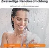 SONNI Noir Paroi de douche 90x90x195cm Porte pliante Porte Voir les images du produit 10