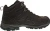 A side view of a brown hiking boot. Voir les images du produit