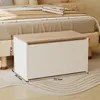 Skrzynia zamykana przechowywania biała kufer na zabawki Podgląd zdjęcia produktu 2