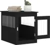 vidaXL Hundekäfig im Möbelstil Schwarz 55x75x65 cm Produktbild-Vorschau 5