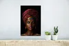 MuchoWow® Poster Frau - Farben - Kopftuch 20x30 cm - Produktbild-Vorschau 5