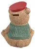 Clayre & Eef Tirelire Ours 15x13x19 cm Marron Plastique Voir les images du produit 3