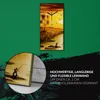 Wandbild Leinwand Bilder Wanduhr 30x60 Gemälde Landschaft Produktbild-Vorschau 5