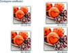 SZKLANA DESKA KUCHENNA 25x25 416e Pomarańcz Podgląd zdjęcia produktu 2