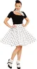 A woman is posing in a 50s-style outfit. Podgląd zdjęcia produktu
