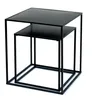 DanDiBo Couchtisch Schwarz Metall 2er Set Beistelltisch Produktbild-Vorschau 4