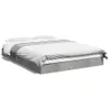 vidaXL Struttura letto grigio cemento 140x200 cm materiale Anteprima dell’immagine prodotto 1