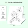 Termálny papier 200 listov US Letter Size Fan folded Náhľad obrázku produktu 7