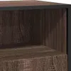 Sideboard Braun Eichen-Optik 68x35x76 cm Holzwerkstoff Produktbild-Vorschau 9