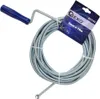 A coiled drain snake with a blue handle and a product tag. Náhľad obrázku produktu