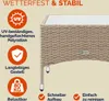 CASARIA® Polyrattan Beistelltisch 58x 58x 42 cm Produktbild-Vorschau 3