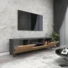 Table TV 'Torsby' avec 3 portes 140 x 30 x 46 cm anthracite Voir les images du produit 2