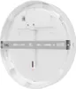 The back of a white, round LED ceiling light with a mounting bracket and exposed wires. Produktbild-Vorschau