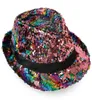 Trilby Party Hut Discohut Sommerhut Wendepailetten bunt Produktbild-Vorschau 3
