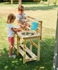 Happy People Matschküche Holz Gartenspielzeug 80x40x94cm Produktbild-Vorschau 2