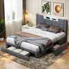 ProximaX Polsterbett 140x200cm mit Ladefunktion Produktbild-Vorschau 1