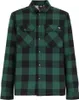 A green and black plaid shirt. Podgląd zdjęcia produktu