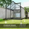 Aluminium kas van 3,65 m² (190 x 192 x 201 cm) met Productafbeelding-voorbeeld 5