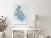 Vliesstoff Leinwandbild - Mrs. Whale (1 Part) Vertical Produktbild-Vorschau 2