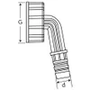HAAS PP Winkelschlauchtülle 90  Durchm.: 9 -14 mm, 3/8 x G Produktbild-Vorschau 2