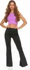 Damen-Leggings mit ausgestelltem Bein und hoher Taille, Produktbild-Vorschau 5