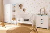 ZEE STAR Cassettiera Fasciatoio Bianca Stella Blu 83x87x49 Anteprima dell’immagine prodotto 5